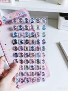Latest TMGZ 3D Stickers For Kids, 3D Crystal Embossed Candy Sealing Stickers, Gooka Stationery Stickers. Graffiti Stickers, Candy Epoxy Stickers, Sticker Books, Seals. Some Styles May Have Color Differences And Random Hair Phenomenon. - Multicolor - View 7