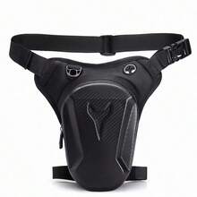 Motorcycle Leg Bag, Riding Bag, Motorcycle Crossbody Bag, Men's Waist Bag, Delivery Crossbody Bag, Riding Backpack, Outdoor Sports - Black - View 1