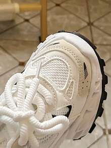 Children's Beige Colorblock Hollow Mesh Microfiber Leather Non-Slip Shock-Absorbing Anti-Collision Wide Round Toe Thick Sole Chunky Sneakers For Kindergarten And Primary School Outdoor Hiking Spring Summer Breathable And Comfortable - Beige - View 8