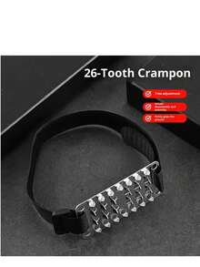 Anti-Slip Shoe Spikes, Simple Ice Crampons, Hook And Loop Fastening, Slip-On Traction Shoe Pads, Snow Chains, Universal Fit, Ice And Snow Traction Device; Suitable For Daily Commuting, Outdoor Activities, Etc. - Multicolor - View 8