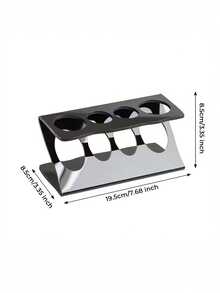 Multifunctional Bathroom Shelf With Toothbrush Holder, Multi-Purpose Drainage Storage Rack, Suitable For Bathroom And Kitchen Countertop Organization, Stylish And Practical - Multicolor - View 6
