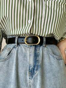 1pc Women's Braided Belt, New Retro Style Waist Rope, Decorative Belt For Dress, Suitable For Daily Wear - A - View 9