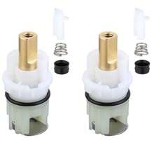 RP25513 Faucet Stem Replacement Kit Compatible With Delta Two Handle Faucets, Faucet Cartridge Repair Kit With 1/4 Turn Stop, RP4993 Seats And Springs, Hot And Cold Stem Assembly, 2 Pack - As Pic - View 8