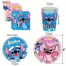 50-Piece Anime Style Theme Party Set, Back To School Season Decoration, Suitable For 10 People, Disposable Birthday Party Tableware Including Plates, Cups And Napkins. Holiday Decoration Supplies, Suitable For Camping, Picnic, Backyard BBQ, Room Decoration And Party Decoration, Also Ideal Decoration For Halloween, Christmas And Party, And A Great Surprise Gift For Fans. - Multicolor - View 18