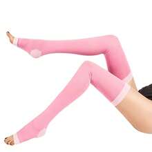 1Pair Full Leg Sleeves Long Compression Knee Support For Man Women,Thigh High Compression Stockings, Footless Support Sleeves - Multicolor - View 9