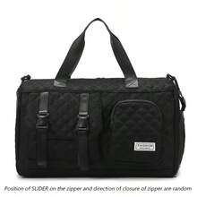 This 3-In-1 Wet/Dry Separation Gym Bag/Shoe Compartment Travel Bag Features A Detachable Shoulder Strap, Is Made Of Oxford Cloth, And Is Spacious And Portable, Perfect For Overnight Trips. - Multicolor - View 16