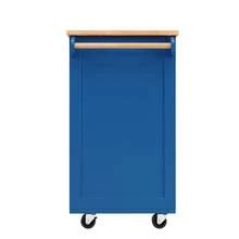 Modern Sideboard Blue With Storage Space - Blue - View 7