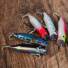 5pcs Floating Wave Crawfish Lure Set, Realistic Hard Bait With Laser Reflective Finish, Freshwater And Saltwater Fishing Lure For Bass And Other Game Fish - Multicolor - View 3
