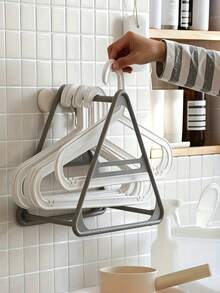 Large Capacity Stackable Clothes Rack - Multi-Functional Detachable Clothes Storage And Organization Rack, Perfect For Home Laundry Room, Closet And Bedroom Decor. Keep Your Space Neat And Organized, A Perfect Gift For Every Home - Multicolor - View 4