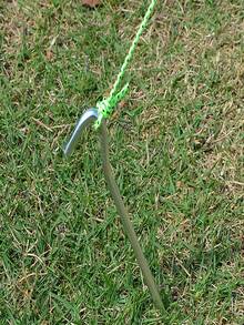 1 Set Heavy Duty Steel Tent Stakes With Stake Puller, Tent Accessories - Multicolor - View 4