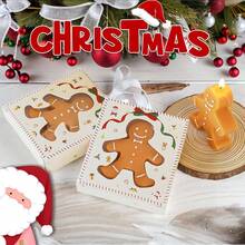 Holiday Celebration Candles - Gingerbread Man - View 3