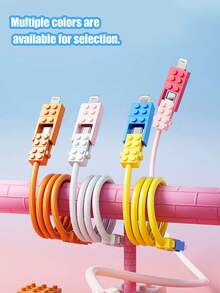 Kabel Pengisi Daya 240W (MAX) Gaya Blok Bangunan Empat-dalam-Satu, Kabel Data Pengisian Cepat Empat-dalam-Satu Gaya Tampilan Kelas Atas untuk Adaptor Daya. Ini adalah kabel data untuk iPhone Seri 14-18, Seri Pro, Pro Max, dan dapat digunakan dengan pengisi daya portabel. Kabel pengisi daya ini cocok untuk iPhone 18/17/16/15/14/13/12/11/XR/X/XS/PLUS/6s, S24/S23/S22/S21, dan model lainnya. - MultiWarna - View 11