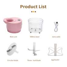 Garlic Cutter & Peeler - Pink - View 2