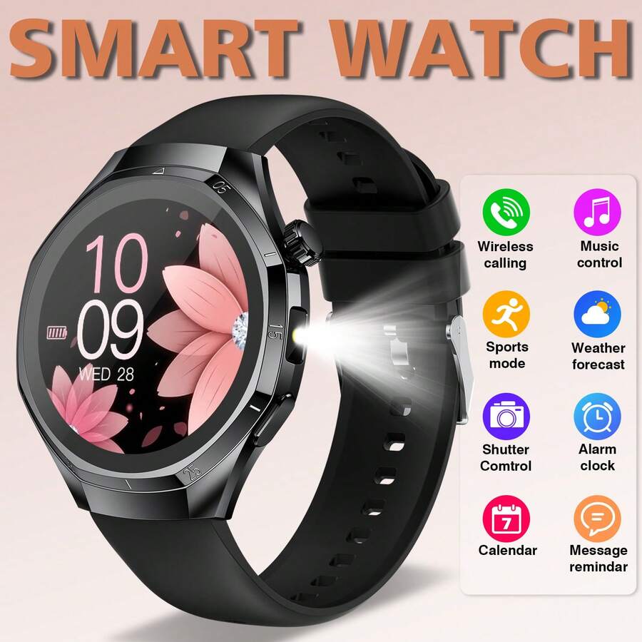 2026 Sports Smart Watch, Make/Receive Calls, Pedometer, Calorie Tracking, Multiple Sports Modes, Incoming Call & Message Notifications, Multi-Function Smart Watch, Full Screen Touch, Compatible With Android/Phone, Exquisite Gift - Multicolor - View 1