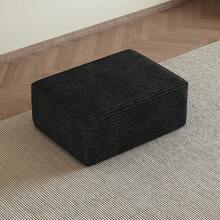 Y165-1S-BLACK Black Armchair - 1 Ottomen(Black) - View 9