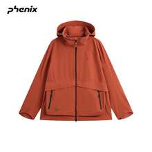 +Phenix 3L Outdoor Windproof Waterproof Functional Woven Jacket 2025FW - Warm Orange - View 4