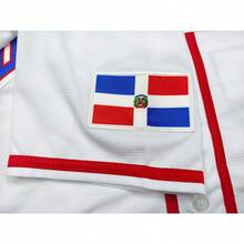 Men's Juan Soto #22 Dominican Republic White Baseball Jersey, 2026 World Baseball Classic Embroidered Number Baseball Uniform, Fan Gift - White - View 7