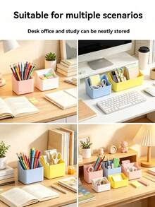 Magnetic Storage Box Magnetic Organizer Large Capacity Magnetic Absorption Storage Box Blackboard Teacher Office Kitchen Makeup Multi-Functional Magnetic Shelf - A - View 7