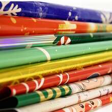 10pcs Christmas Gift Bags, Christmas Drawstring Gift Bags, Multiple Sizes | For Christmas Holiday Gift Packaging, Holiday Party Supplies (Random Colors And Sizes) - Mixed Colors - View 3