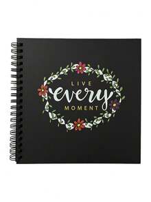 6.7in DIY Scrapbook Photo Album, Positive Energy Cover, Hardcover Kraft Paper, 40 Pages, Suitable For 4x6/5x7 Photos, Ideal For Wedding, Family Photo Album, DIY Scrapbook, Planner, Photo Book, Memory Book, Travel And More - Positive Energy Version - View 16