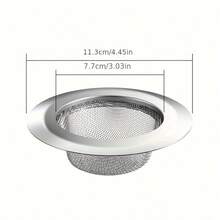 2pcs Stainless Steel Kitchen Sink Strainer, Large Wide Rim 4.5 Inch Diameter Drain Filter Basket - A - View 10