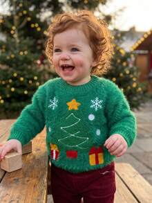 Baby Boys Knit Tops - Green - View 4