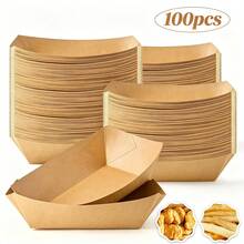 Disposable Serving Trays - Brown - View 9