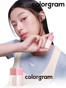 Colorgram 裸色柔霧唇彩，韓系美妝，柔焦霧面唇釉，2合1唇頰兩用 - 09 RED BOMB - 查看 3