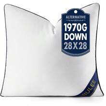 Durable Square Throw Pillow Insert, Resilient Cushion Inner, Premium Filler For Decorative Pillowcases - White - View 1