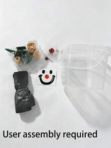 Silent Flow 大容量自動給水器，可愛貼紙笑臉設計貓咪飲水噴泉，寵物狗水碗，小雞兔子自動給水器，專為小型動物設計，無需用電，適合室內外使用，送給養貓狗朋友的完美禮物（自行組裝） - 多容量 - 查看 10