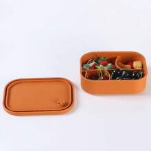 New Silicone Lunch Box, Microwave Heating Food Storage Container, Divided Sealed Bento Box, Multiple Other Styles Of Tableware Available - Multicolor - View 7
