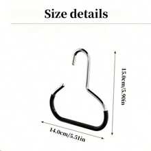 5/1pc Multi-Functional Anti-Slip Metal Round Hook, Suitable For Hats, Underwear, Ties, Scarves And Belts, Can Be Used As Storage Rack For Home, Dorm, Hotel, Bathroom, Bedroom And Closet - Multicolor - View 7