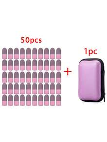 50-Piece E-Sports Gaming Finger Sleeve Set + 1 Storage Bag; Mobile Game Anti-Slip Touchscreen Finger Sleeves; Mobile Game Sensitive Operation Aid Accessory. - View 11