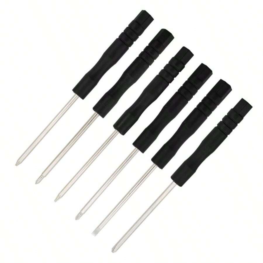 1set Mini Screwdriver Set, Designed For Enthusiasts And DIY Lovers, Includes 6 Sizes Of Precision Disassembly And Repair Tools Tools & Home Improvement Hand Tools Screwdriver - A - View 1