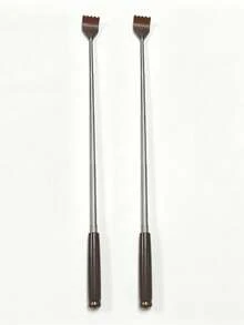 2入/1入可伸縮不鏽鋼抓背器 手部按摩器 背部按摩器 全身抓癢工具 人體工學設計手把 適用於難以觸及區域 便攜式抓癢刷 男女適用 父母與青少年的完美禮物 無需他人協助 含按摩球頭 4段式伸縮設計 戶外用品 家居裝飾 家居必需品 適合家庭 女性禮物 男性禮物 母親節禮物 - 高品質癢癢撓 - 查看 15
