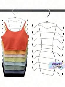 1pc Space-Saving Bra Hook, Non-Slip Hanging Sports Bra Rack, Closet Organizer, Suitable For Camisoles, Bras, Tie-Front Swimsuits, Spaghetti Strap Dresses, Space-Saving Design Ensures Stable Storage, Ideal Choice - Multicolor - View 3