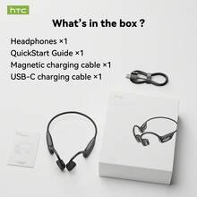HTC NE86، سماعات السباحة، سماعات الرقبة، سماعات التوصيل العظمي، تصنيف مقاومة الماء IPX8، ملاءمة آمنة للسباحة، صوت عالي الدقة، تتضمن وظيفة الترجمة ب- 165 لغة، مريحة للاستخدام اليومي - مشاهدة 10