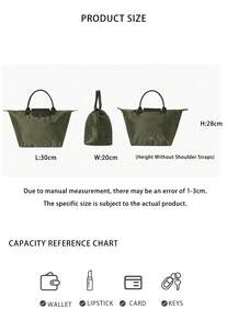 Tas Tangan Wanita Longchamp Le Pliage Hijau - Hijau Hutan L1623 919 479 - View 10