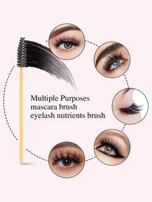 ronshadow Set Alat Alis & Bulu Mata 6pcs/3pcs, Kuas Alis Dua Ujung, Sisir Bulu Mata Jarum Baja, Kuas Alis Pisau, Sisir Bulu Mata dan Bentuk Alis, Ciptakan Riasan Mata yang Indah, Alat Rias untuk Pemula - MultiWarna - View 5