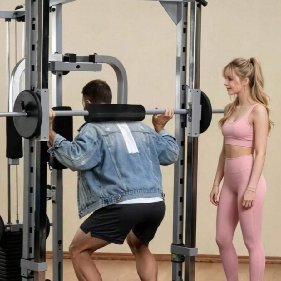 Barbell Pad, Squat Cushion, Neck And Shoulder Protection Pad, Fitness And Bodybuilding Equipment, Suitable For Weighted Squats And Hip Thrust Training - A - View 1