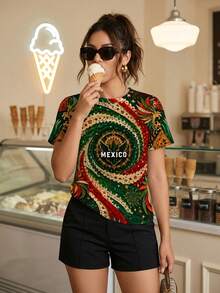 Women T-Shirts - Flower - View 1