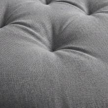 Ultra-Comfortable Round Seating Cushion - 40x40 Cm Fluffy Style - Light Grey - View 5