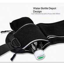 Hands-Free Adjustable Waist Belt With Dog Poop Bag Holder, Soft Padded Dual Handles, Retractable Elastic Strap With Reflective Stitching, Suitable For Dog Walking, Running, Jogging 25-110 Lbs (Approx. 11.3-49.9 Kg) Anti-Shock Running Dog Leash, Nylon Reflective Multi-Function Retractable Sports Waist Bag Pet Leash - Multiple Styles - View 9