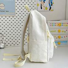 Solid Color Star Print Casual Simple And Fashionable Backpack 2026 New Versatile Large Capacity Backpack - Multicolor - View 8