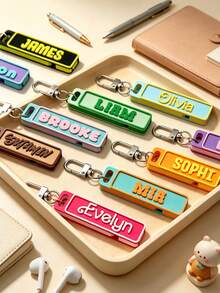 Personalized Whistle Keychain - Custom Name Tag / Bag Charm / Key Ring / / Water Bottle Charm - 3D Printed - Multicolor - View 5