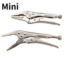 1pc Locking Pliers Set, 5 Inch Needle Nose Pliers, Durable Manual Tool For Mechanical And DIY Projects, Powerful Function - Pointed Beak - View 9