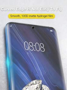 2pcs Matte Hydrogel Screen Protector [Non-Glass] Compatible With Samsung Galaxy S26 A57 A37/Compatible With Xiaomi 15T Poco X7 Pro/Note 15/Compatible With IPhone 17 Pro Max 16/Compatible With Honor X9D And Other Phone Models Birthday Gift, Anti-Fingerprint Phone Screen Protector Suitable For Family And Friends, Self-Healing Anti-Fingerprint Face ID Friendly Full Coverage Easy Application - Clear - View 6