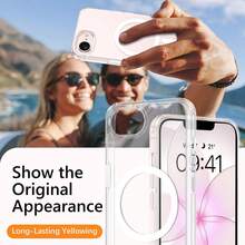 透明不泛黃軟殼手機殼，相容 iPhone 17e 16e 7 8 Plus SE 2020 SE 2022，防震防摔透明手機殼，適用於 iPhone 18 Pro Max 17 Pro Max 16 Pro Max 15 13 14 11 12 XS Max - 無色 - 查看 2
