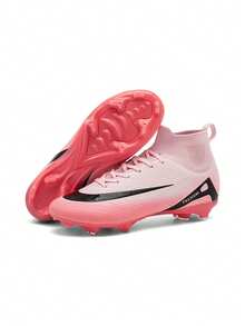New Teenager Long Stud Football Shoes - Pink - View 9