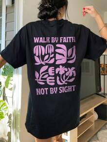 Women T-Shirts - 黑色 - 查看 1